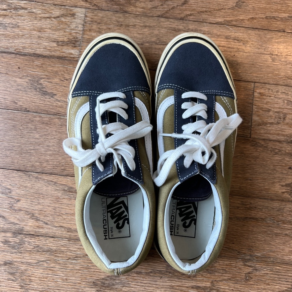 Vans Old Skool Sneakers Olive green / Navy